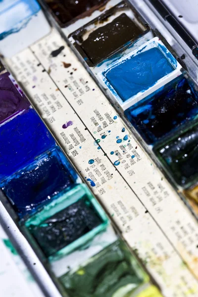 Color paint closeup — Stock Photo, Image