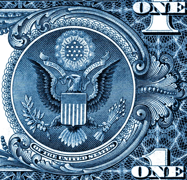 Águila detalle de un dólar — Foto de Stock