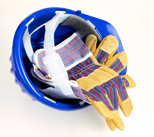 Фон шлема и перчатки
