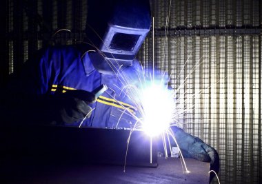 Fine image of welder of work 01 clipart