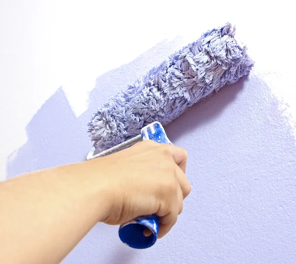 Pintar a parede — Fotografia de Stock