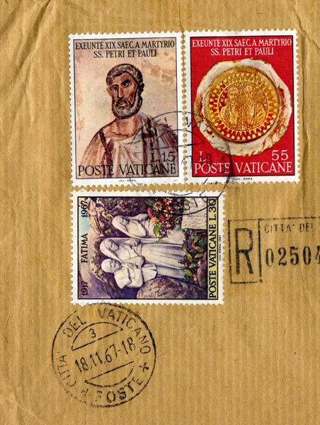 Vaticam stamp — стокове фото