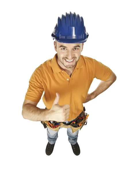 Trabalhador construtor — Fotografia de Stock