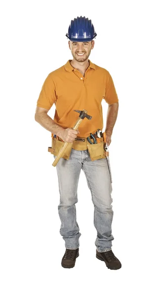 Handyman and tool — Stock Photo, Image