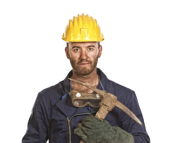Serious manual worker Stock Picture