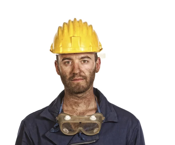 Serious manual worker Royalty Free Stock Images