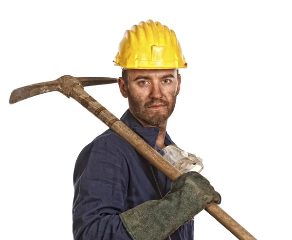 Confident miner Stock Image
