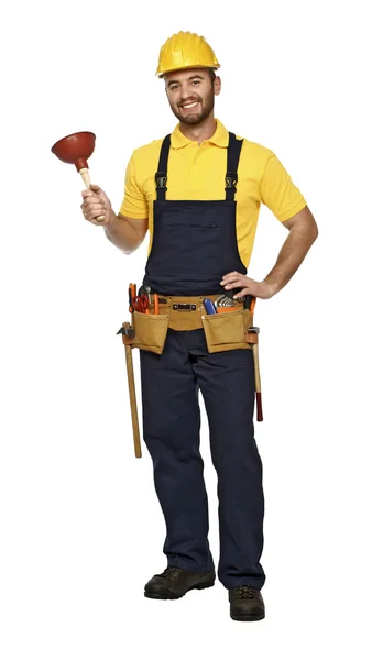 Plumber ready for work — Stock Photo, Image
