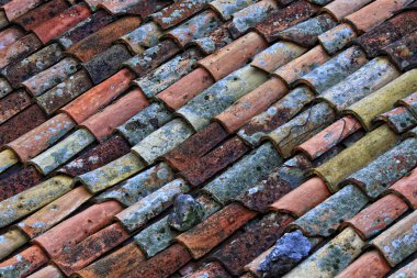 Old roof tile clipart