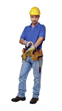 Handyman portrait clipart