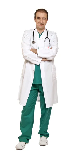 Portret van een jonge arts — Stockfoto