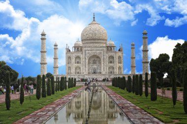 Taj mahal india monument clipart