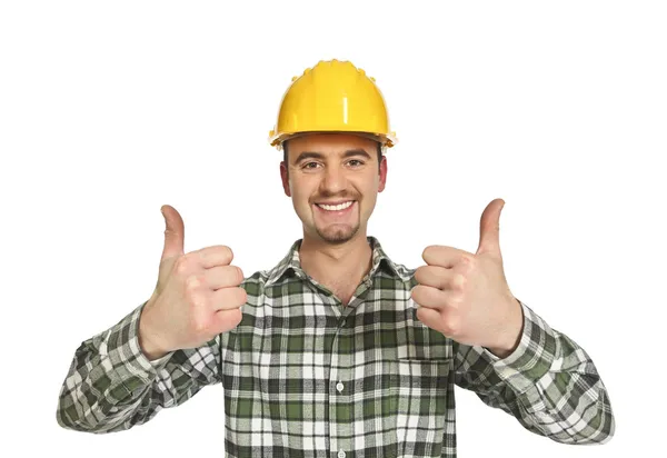 Positive manual worker — Stock Photo, Image