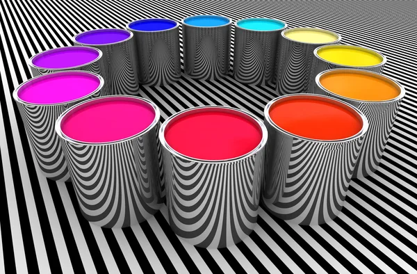 Cerchio di colori — Foto Stock
