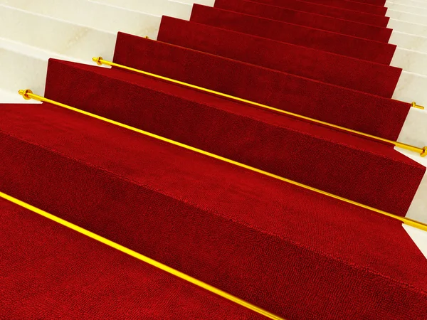 红地毯 — 图库照片