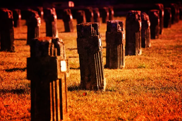 Кладбище в Креспи-д "Адда — стоковое фото