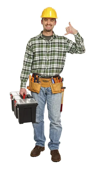 Handyman contattaci — Foto Stock