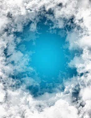 Clouds background clipart