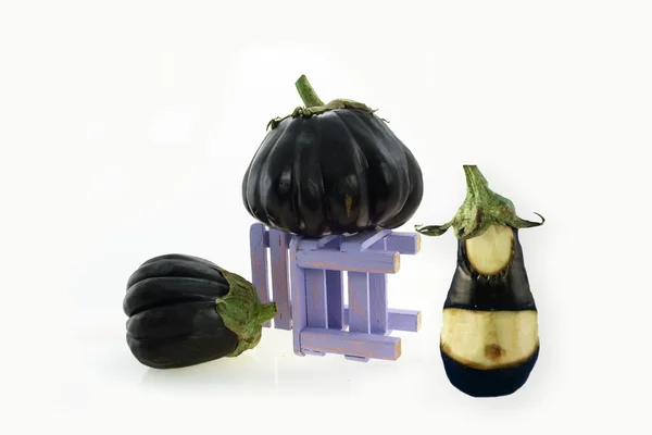 Eggplant and diet — Stock Photo, Image