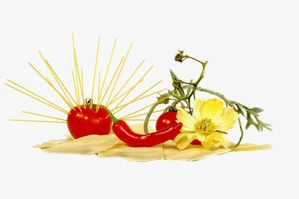 Słoneczna pomidor — Zdjęcie stockowe