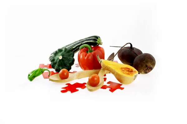 蔬菜维纳斯和南瓜 — 图库照片