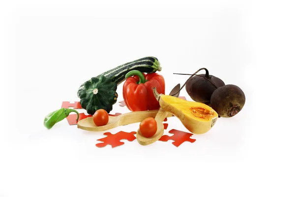蔬菜维纳斯和南瓜 — 图库照片