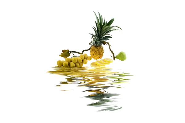 Dessert van datums en ananas — Stockfoto