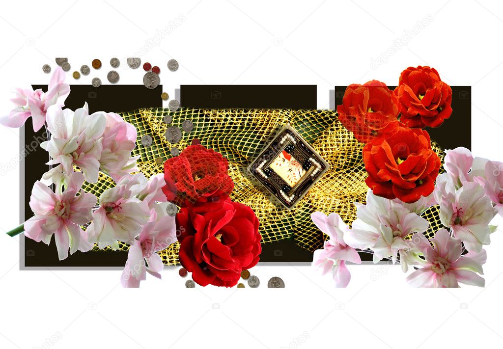 Flowers for a poster — Stock Photo © milika 2379038