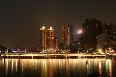 Kaohsiung şehir gece