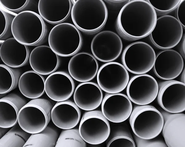 Large Plastic Pipes — Stock Photo, Image