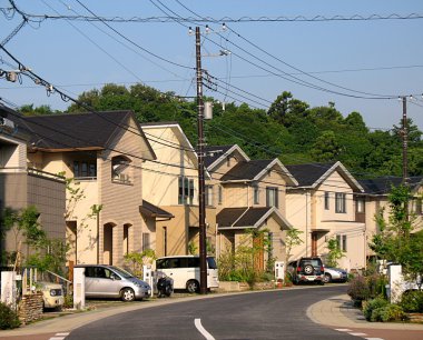 Residential Suburb of Tokyo clipart