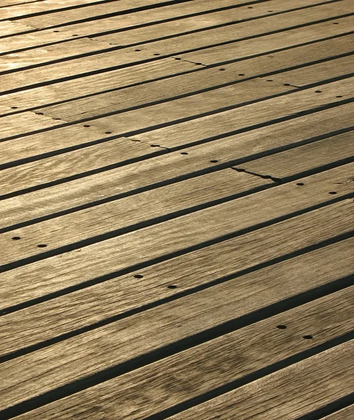 木制甲板 — 图库照片