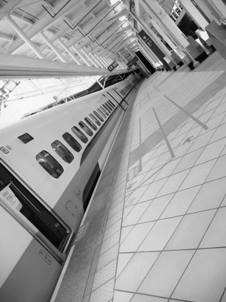 鉄道駅プラットフォーム — ストック写真
