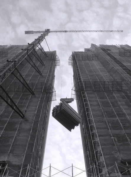 Highrise şantiye — Stok fotoğraf