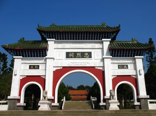 Chinesisches Tempeltor — Stockfoto