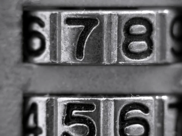 번호 자물쇠 — 스톡 사진