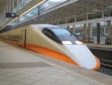 Modern High Speed Train clipart