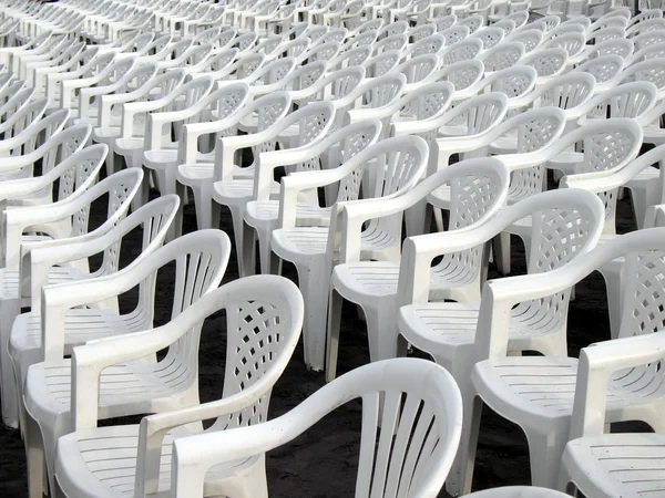 Sandalyeler Sıraları — Stok fotoğraf