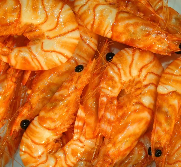Falešné krevety jídlo — Stock fotografie