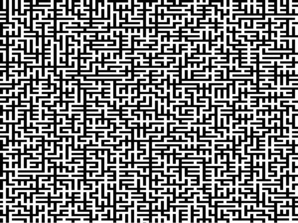 Labyrinthe complexe — Photo