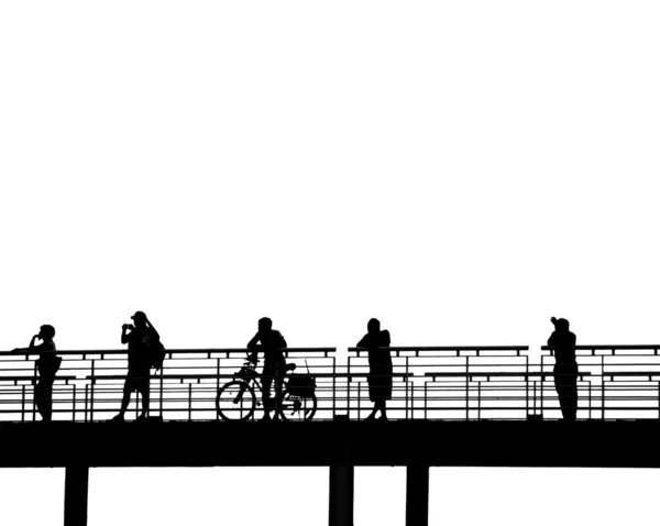 On a Bridge — Stock Photo, Image