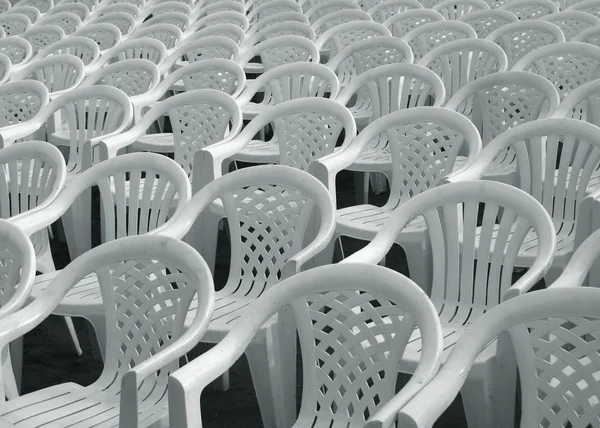 Zee van stoelen — Stockfoto