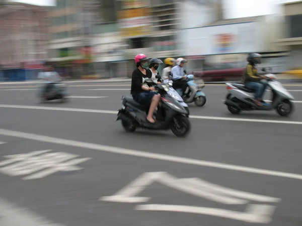 Scooter trafik — Stok fotoğraf