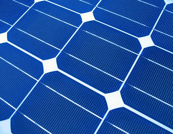 Panele słoneczne makro — Zdjęcie stockowe