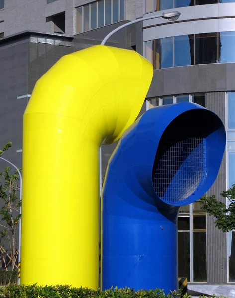 Eixo de ventilação colorido — Fotografia de Stock