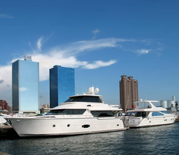 Luxurious Yachts — Stock Photo, Image