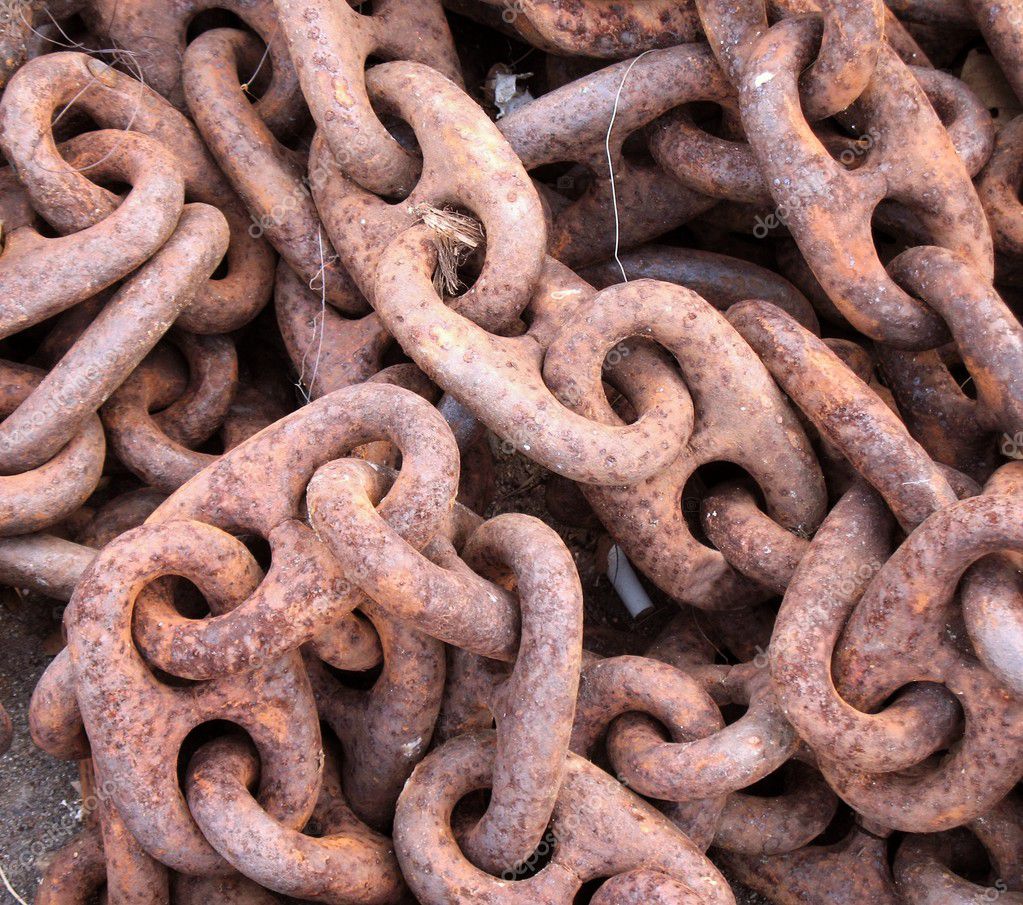 Rusty Chains — Stock Photo © shiyali 1147705