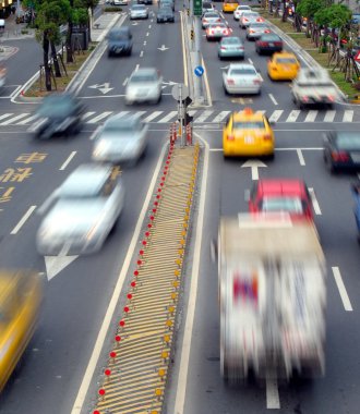 yoğun saat trafiği