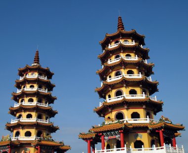 Two Pagodas clipart