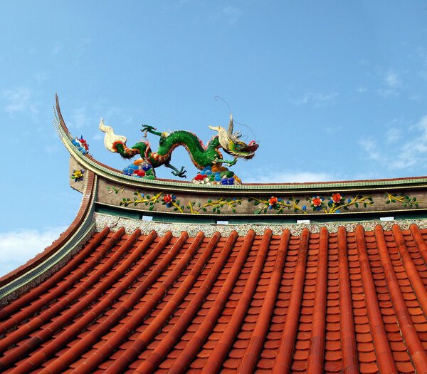 Decorated Temple Roof